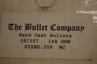 .38 cal, 148 grain pistol ammo